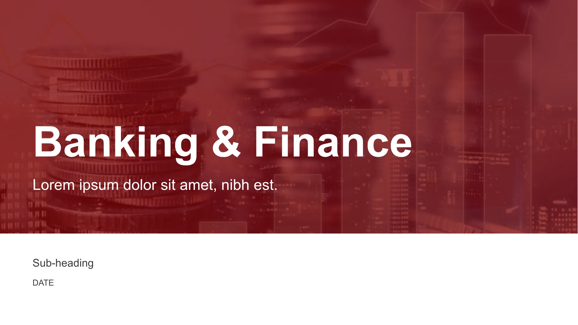 BANKING & FINANCE slide 1